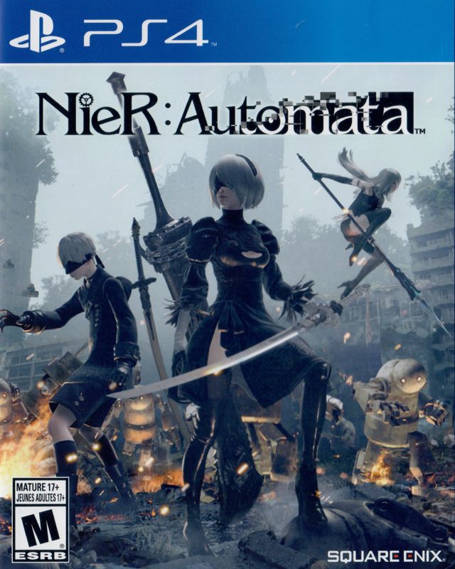 Nier Automata box art for Playstation 4